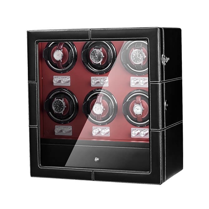6 Automatic Watch Rotator with Quiet Motor Hold for Heavy Watch ...