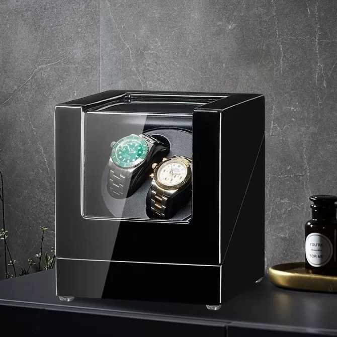 Dual Watch Winder Black