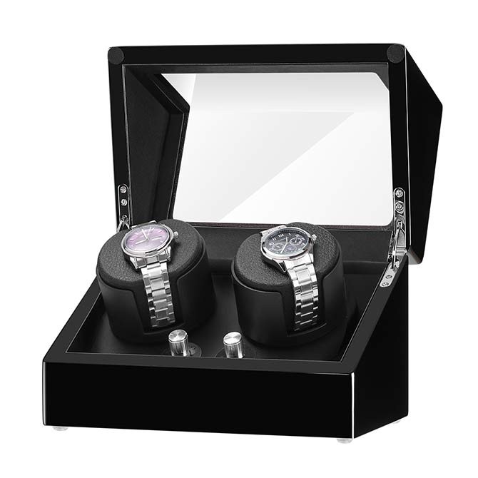Double Watchwinders With Two Quiet Mabuchi Motors